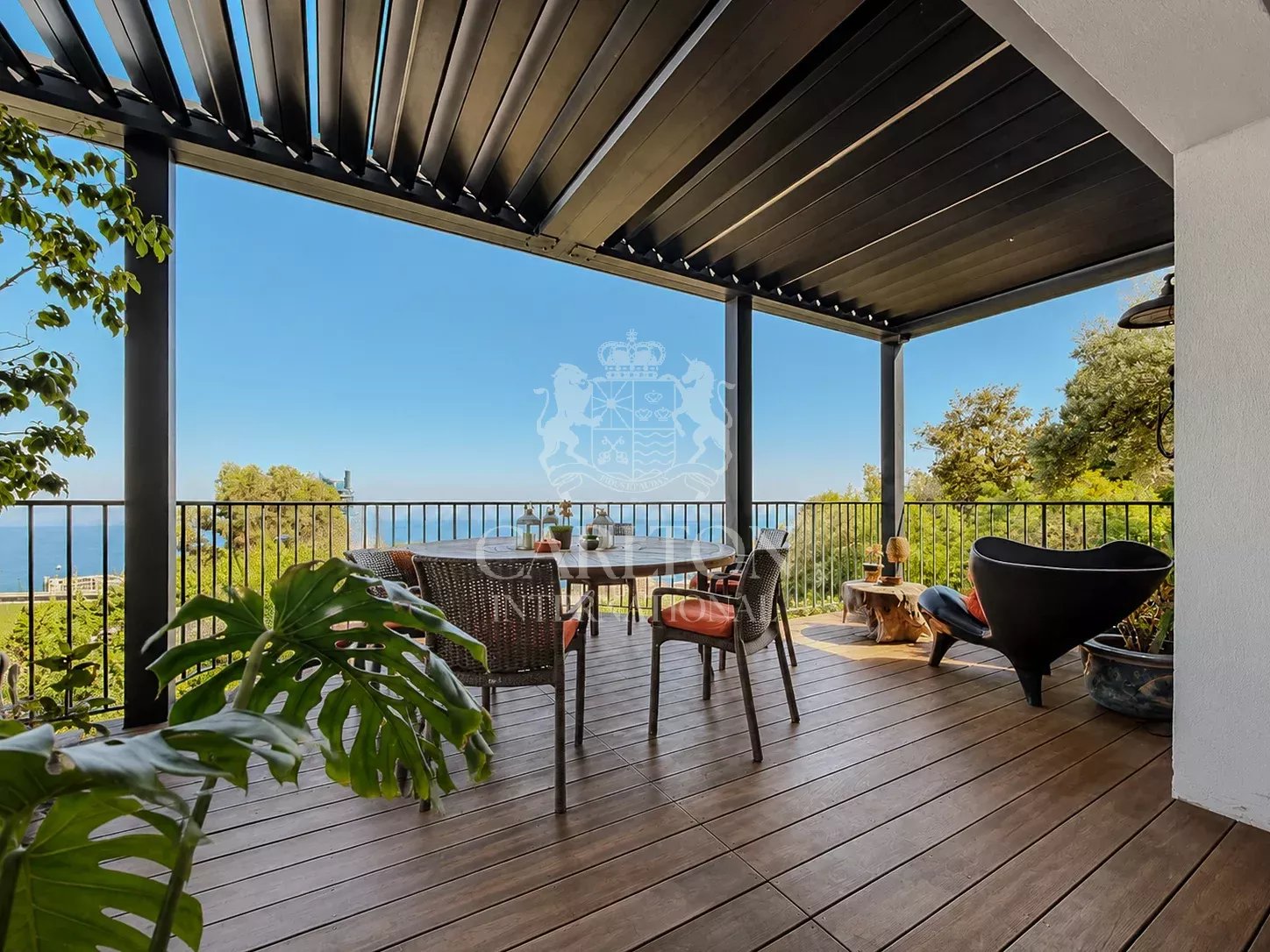 Villa avec vue panoramique sur Monaco et la Méditerranée