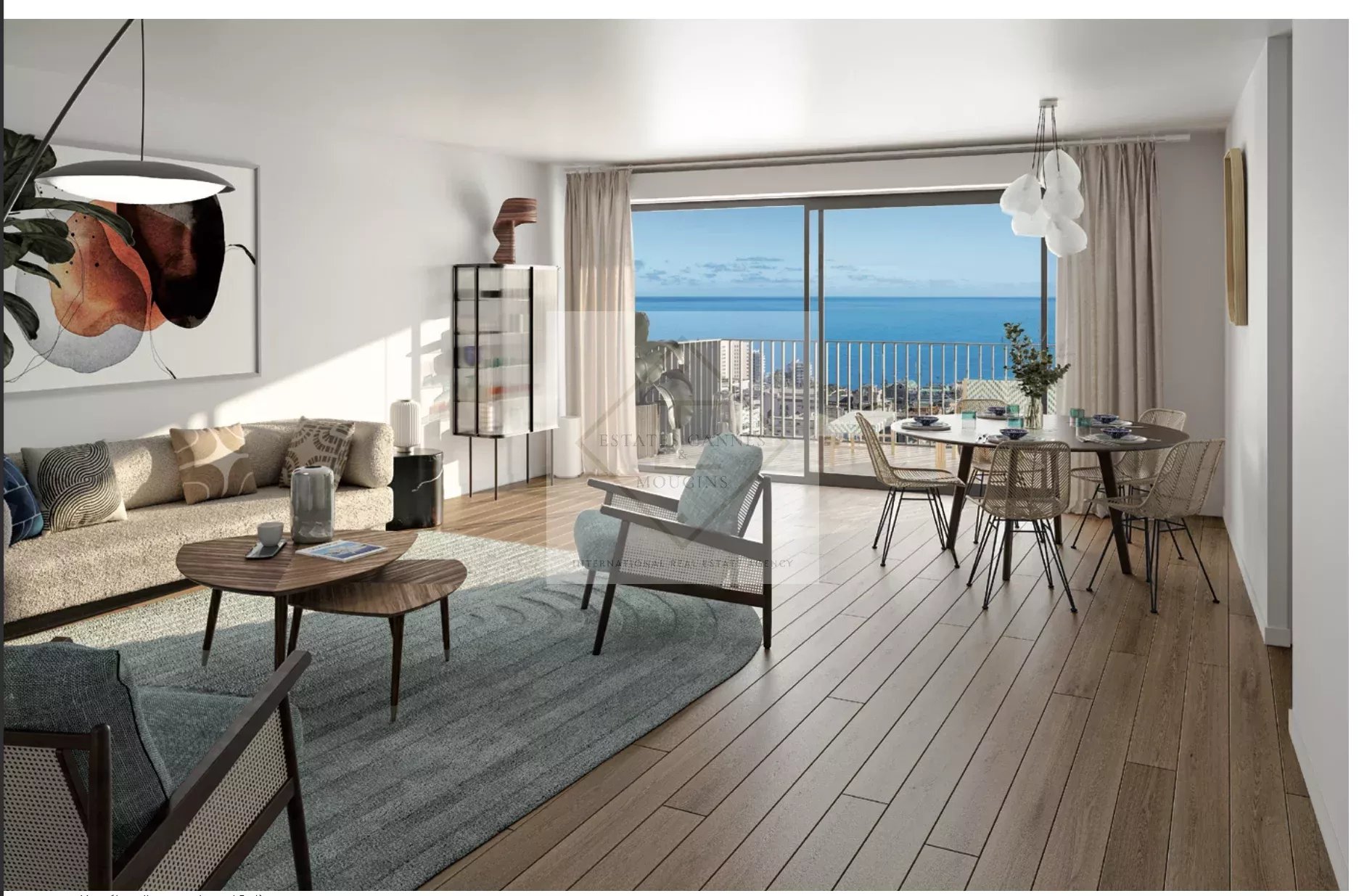 Luxueuse villa sur toit aux portes de Monaco