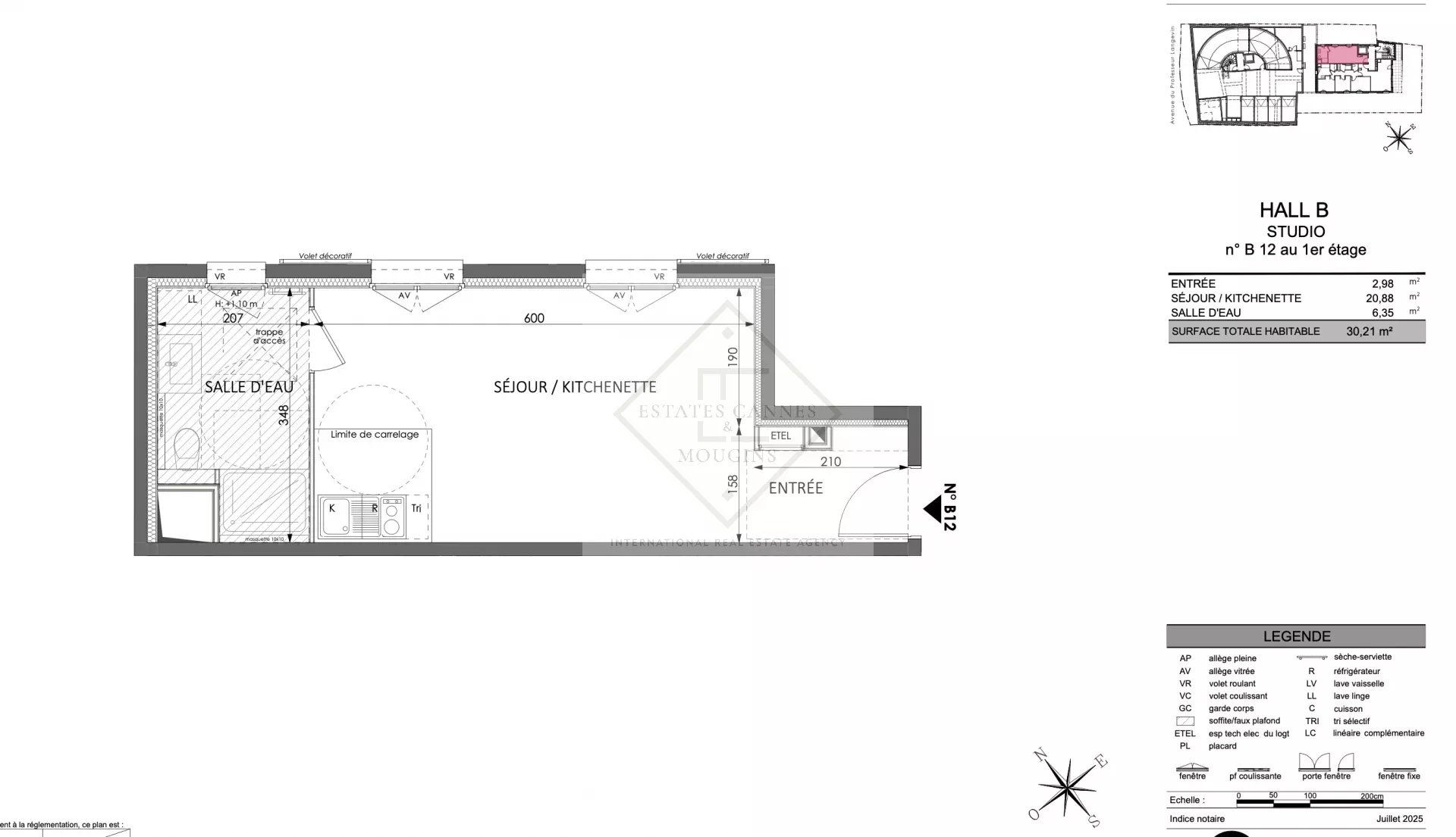 Superbe studio neuf – Vue mer & proximité immédiate de Monte-Carlo