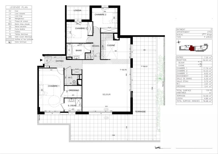 ALTA MARE - BEAUSOLEIL - 4 PIECES - RESIDENCE NEUVE AUX PORTES DE MONACO