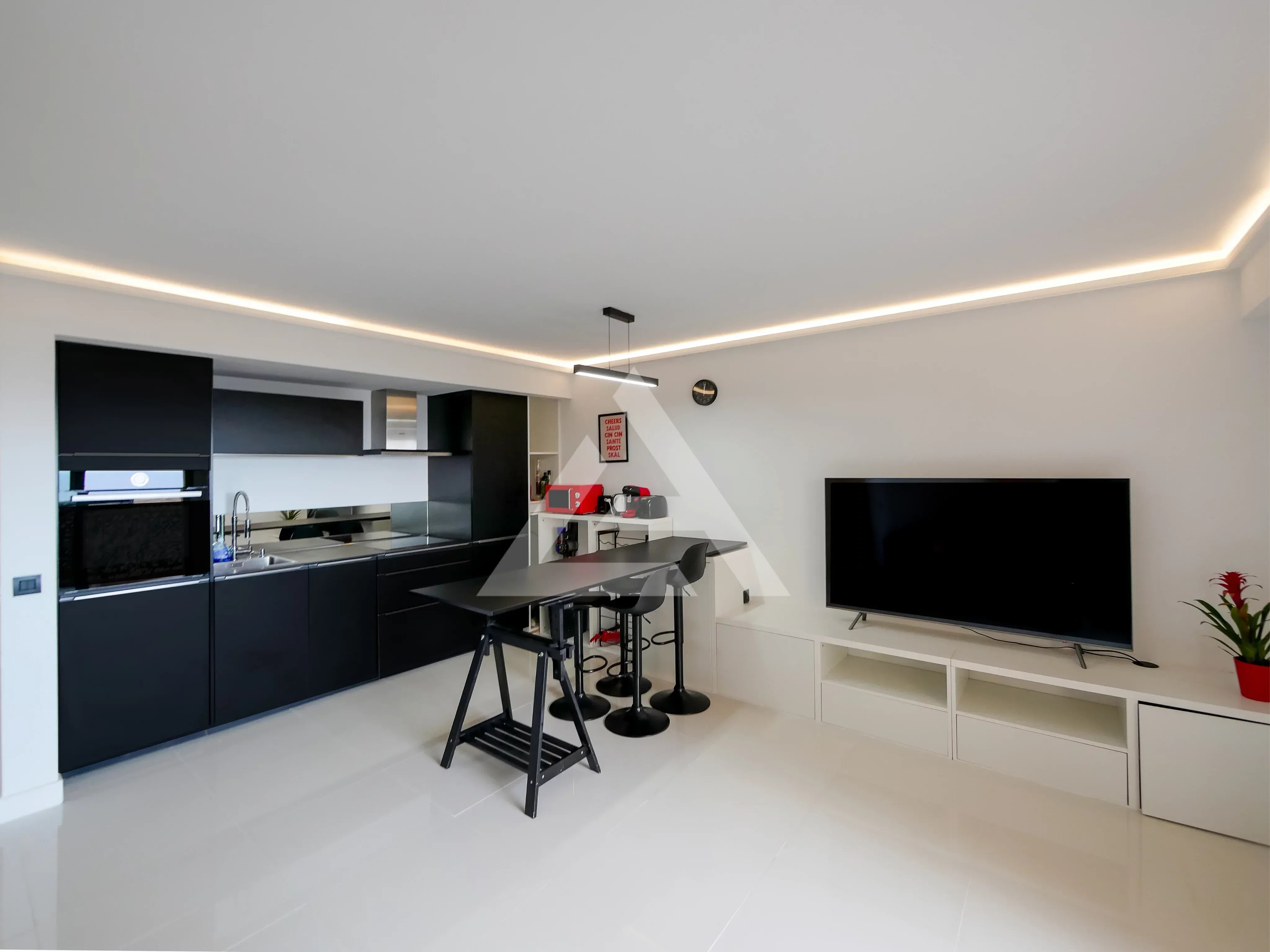 CAP D'AIL - 2P VUE MER - FRONTIERE MONACO
