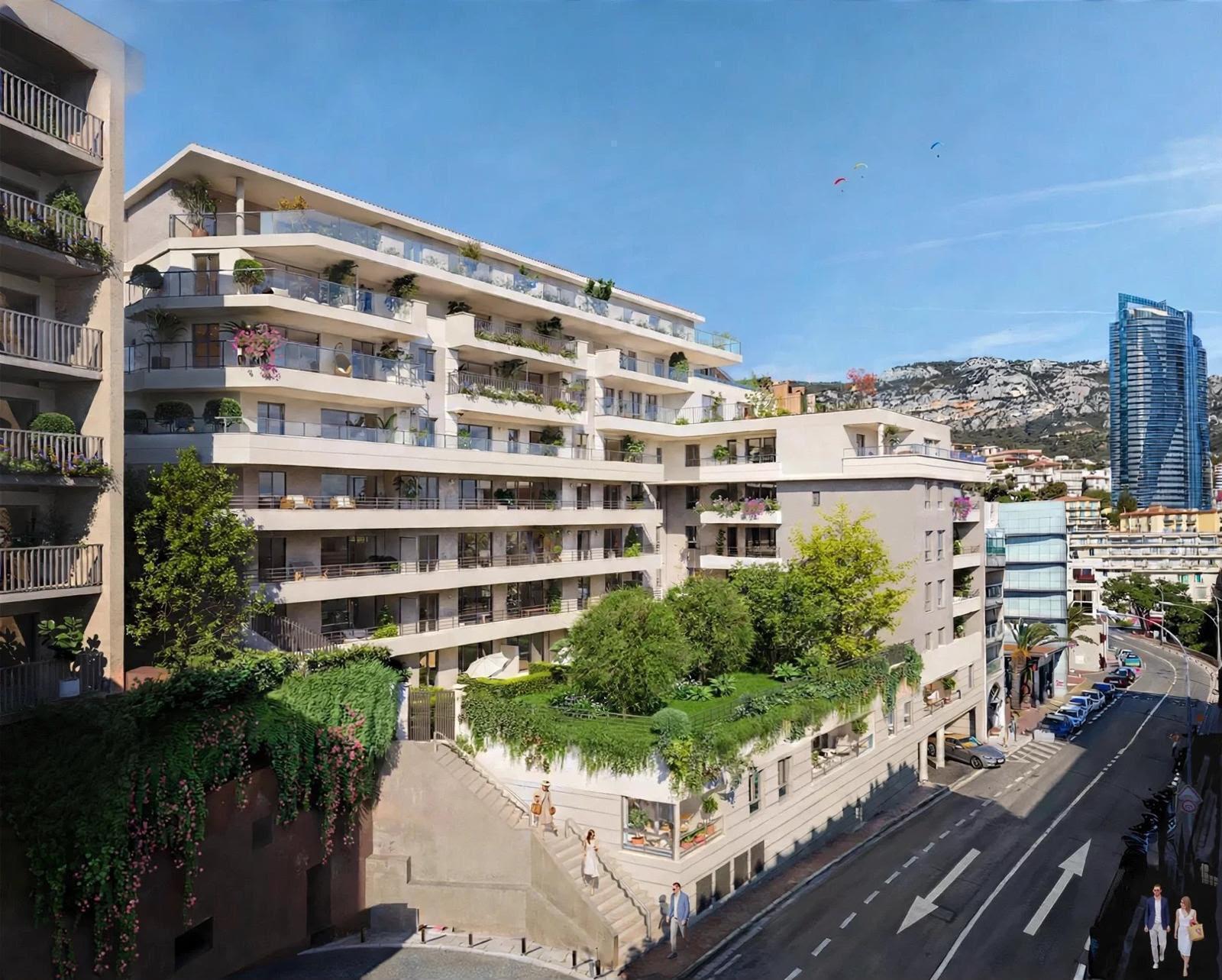 Beausoleil – Trois-pièces neuf avec balcons
