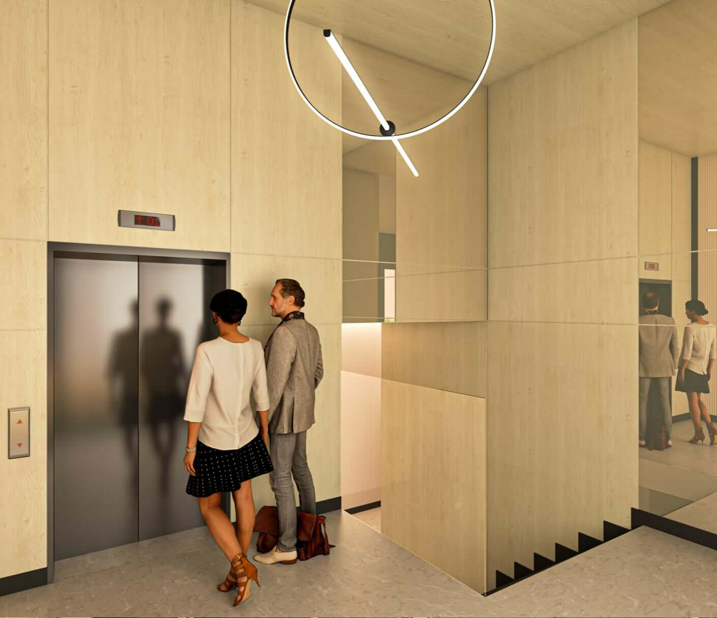 Appartement vue mer dans la prestigieuse résidence Olympe à Beausoleil, à la frontière de Monaco
