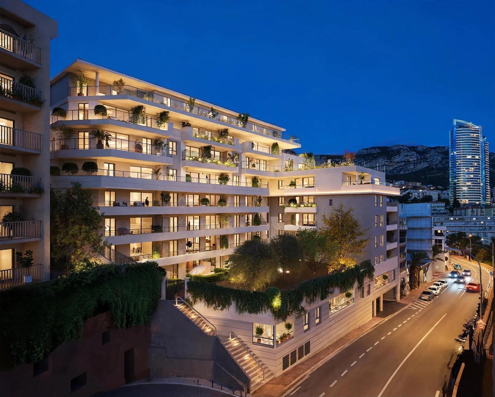 Beausoleil – Trois-pièces neuf avec balcons