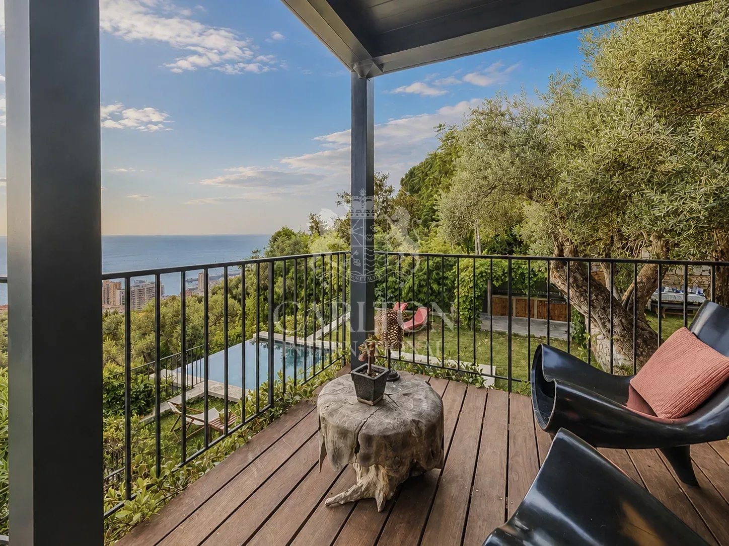 Villa avec vue panoramique sur Monaco et la Méditerranée
