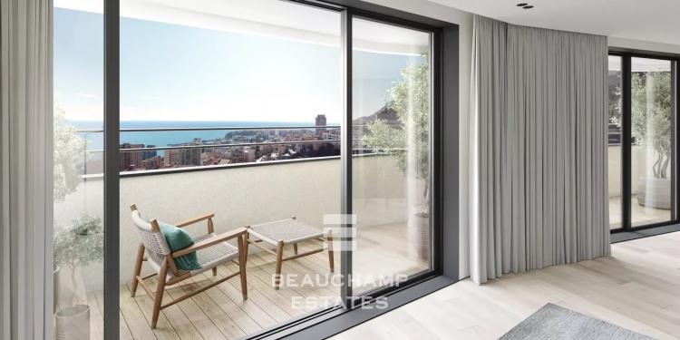 Appartement 3 chambres vue mer - Beausoleil